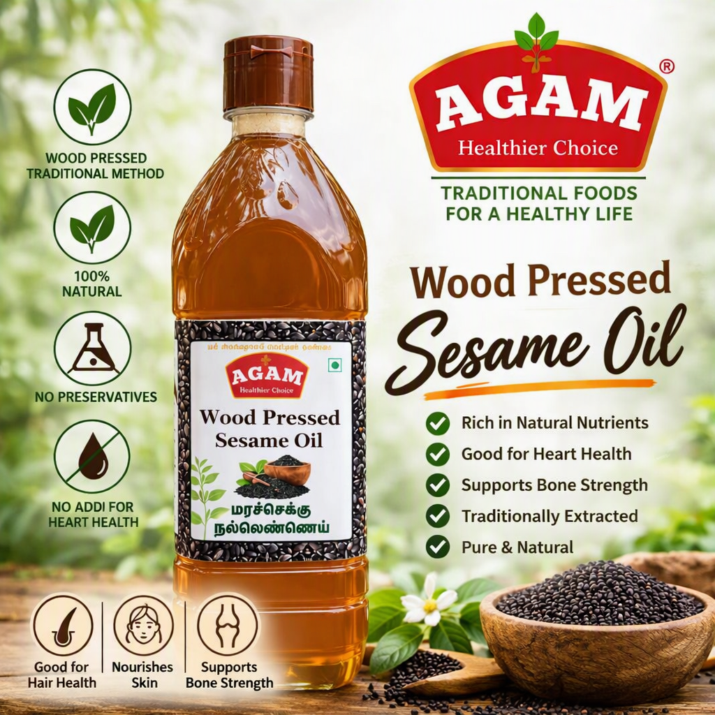 Gingelly Oil Wood Pressed